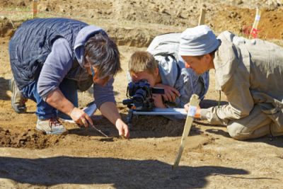 Archaeologists With a Discovery