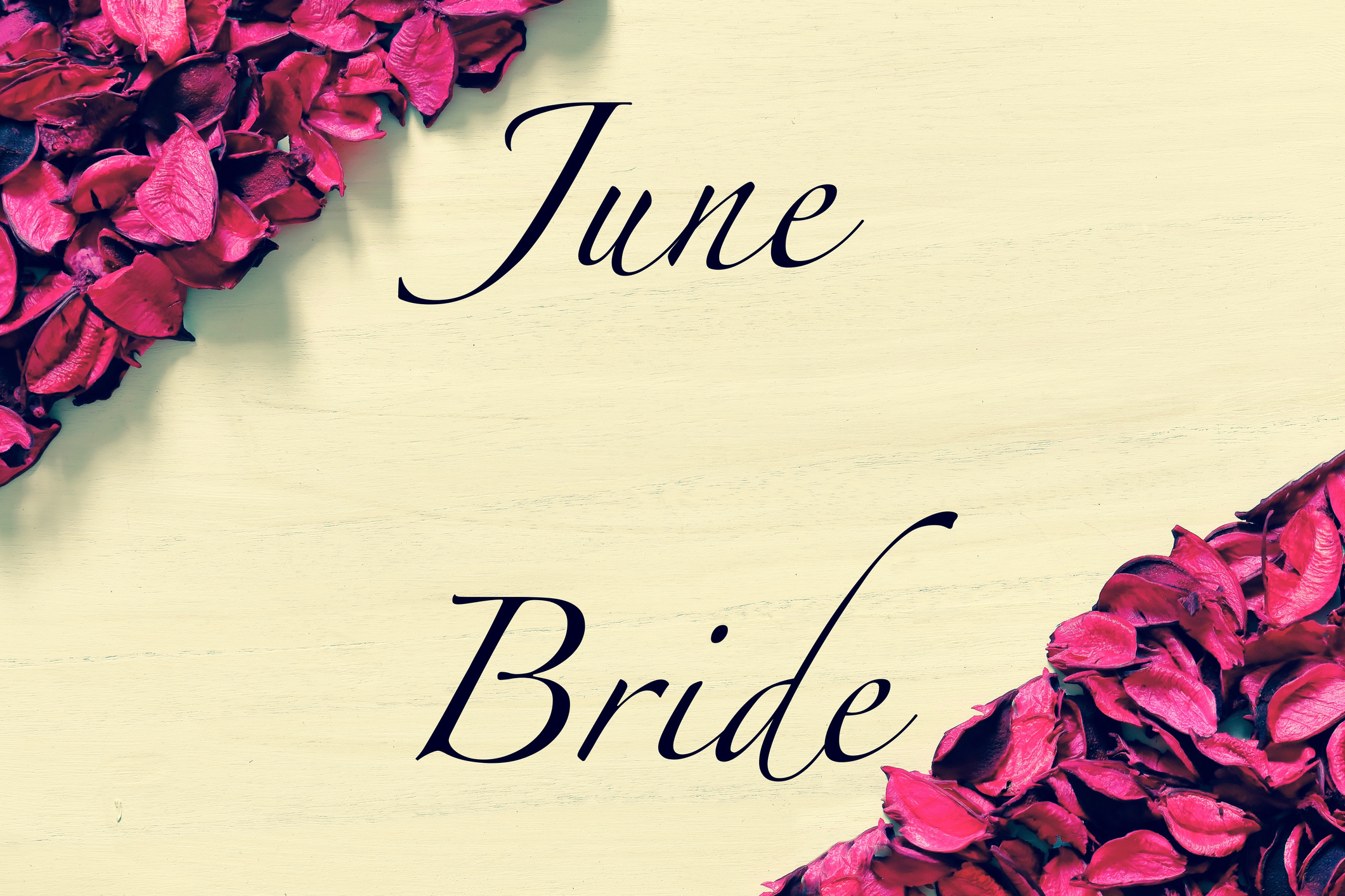 June bride floral decoration