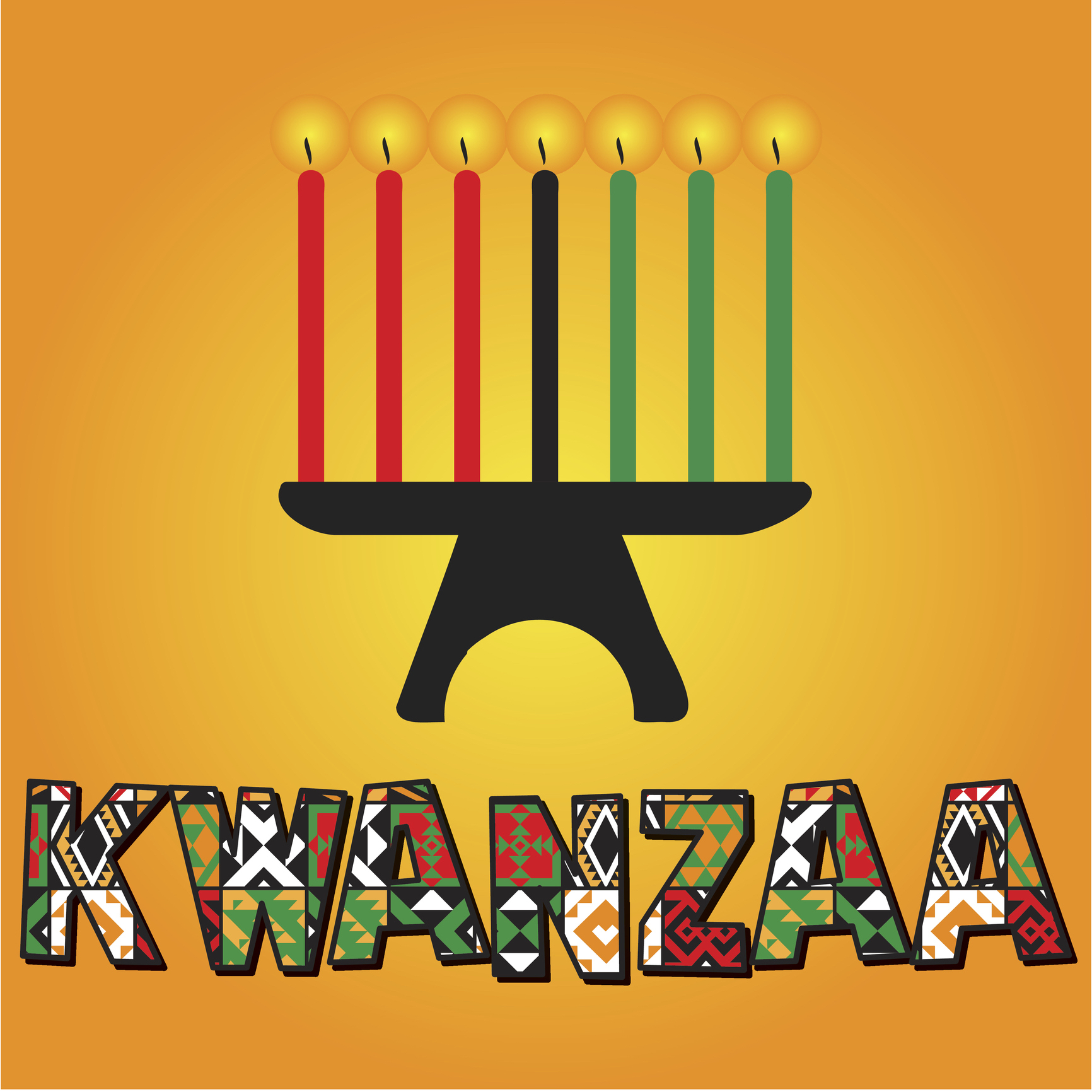 Greeting card for Kwanzaa