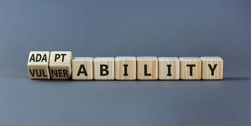 Vulnerability to Adaptability in Wooden Block Letters