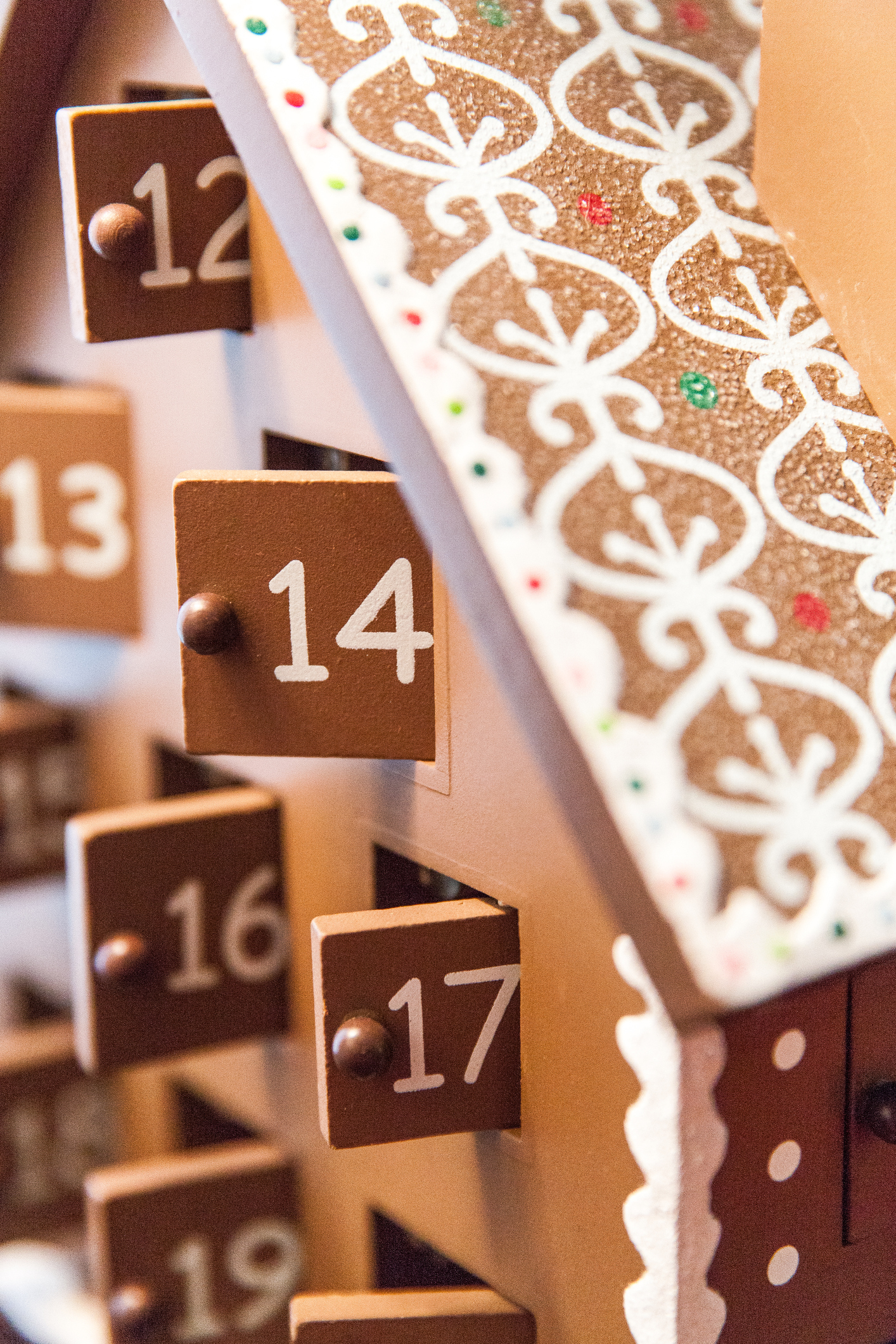 An Advent gingerbread house