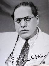 Portrait of Dr. Babasaheb Ambedkar