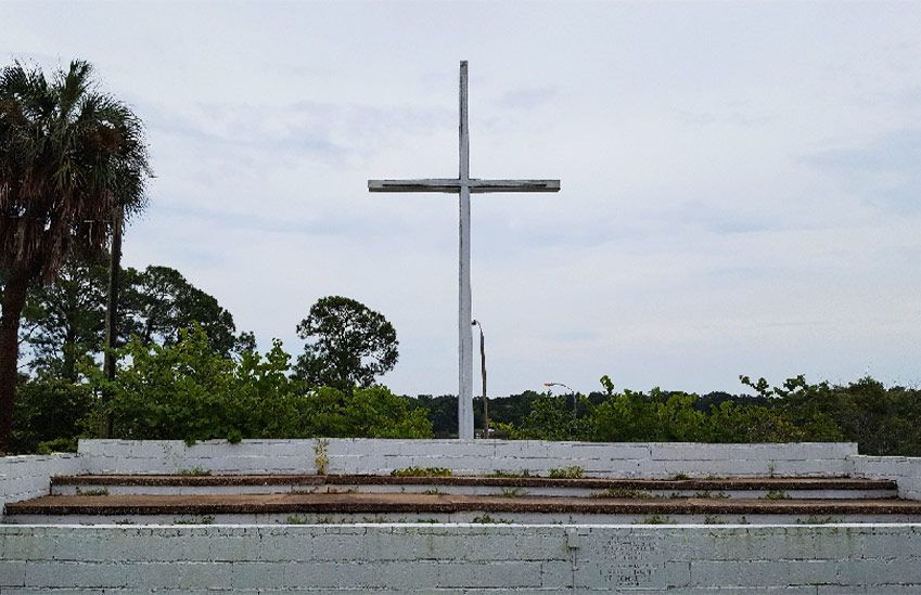 The Bayview Park Cross in Pensacola