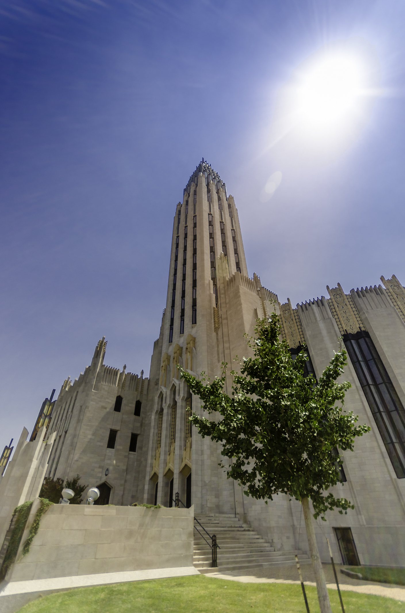 A United Methodist church reaching toward the sky