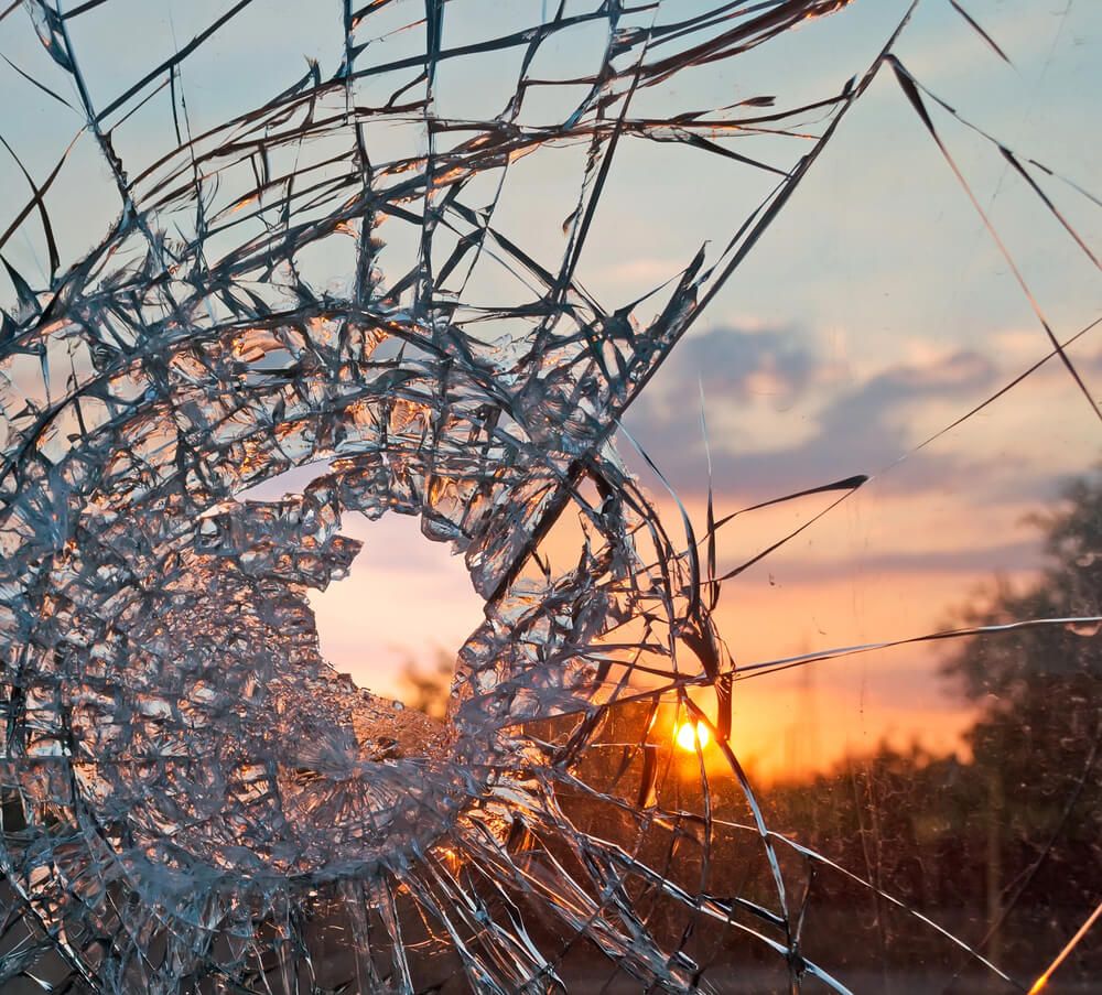 Broken glass is considered a good luck wedding superstition.