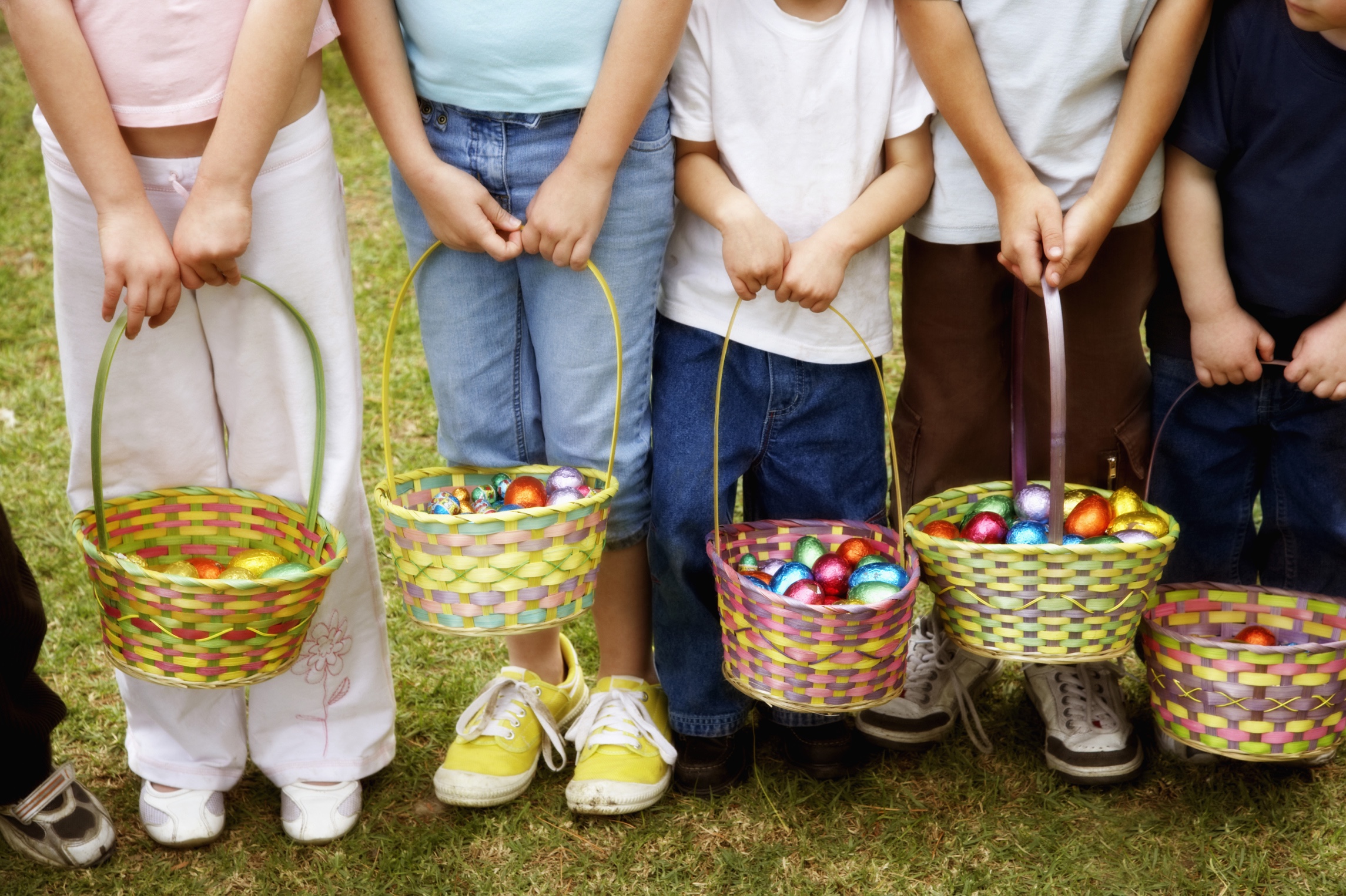 Children on Easter