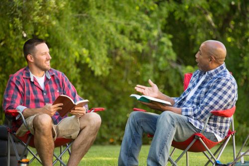 Church Leaders Discussing the Bible