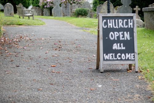 Church Open Sign