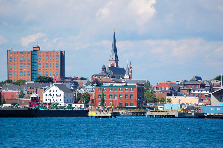 A historic church in Maine