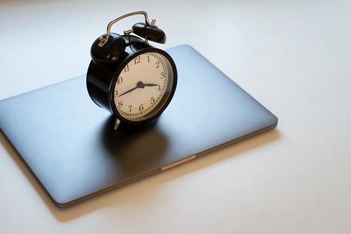 A Clock on Top of a Computer