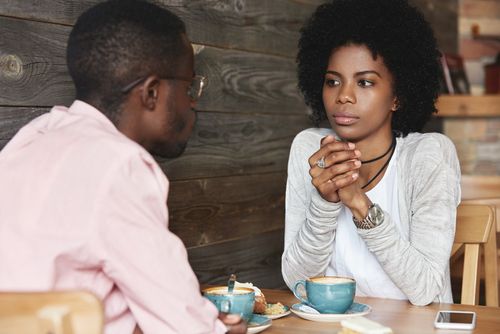 Couple Asking Questions Before Getting Married