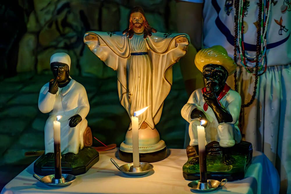 How have Christianity and African traditional religion blended?