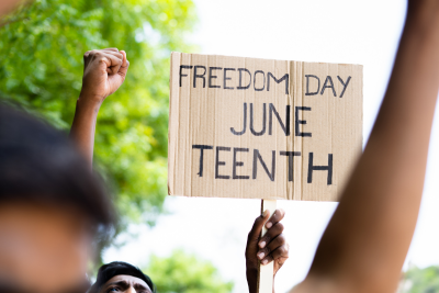 America's federal holiday commemorating the end of slavery.