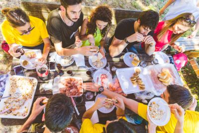 Group of Friends at a Picnic