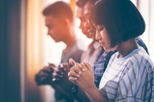 Group of People Praying