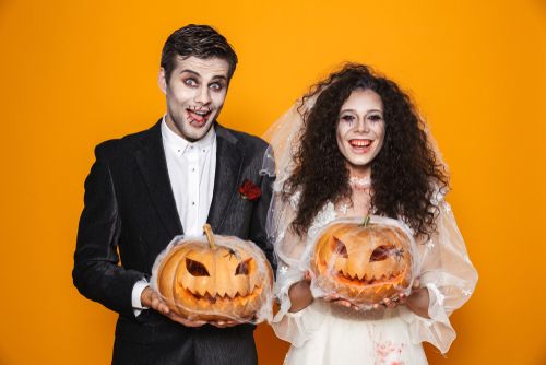 Halloween Bride and Groom