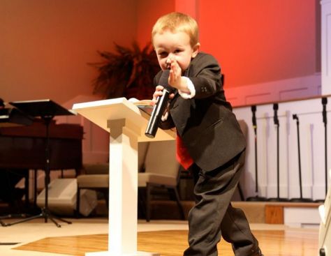 World's youngest preacher, Kanon Tipton