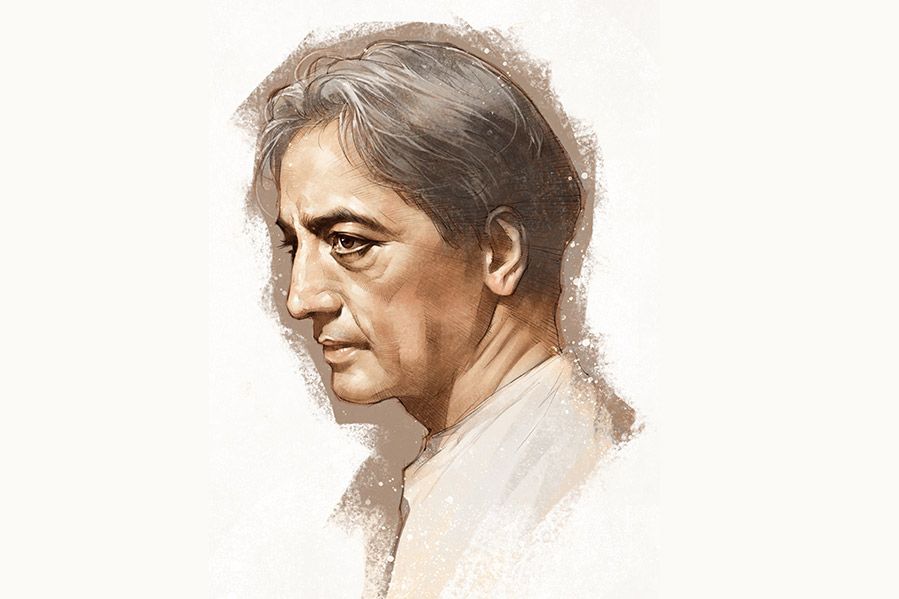 painting of krishnamurti