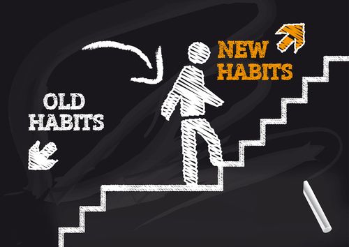 Leaving Old Habits Behind Graphic