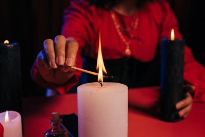 Lighting candles is often part of how to perform an exorcism.