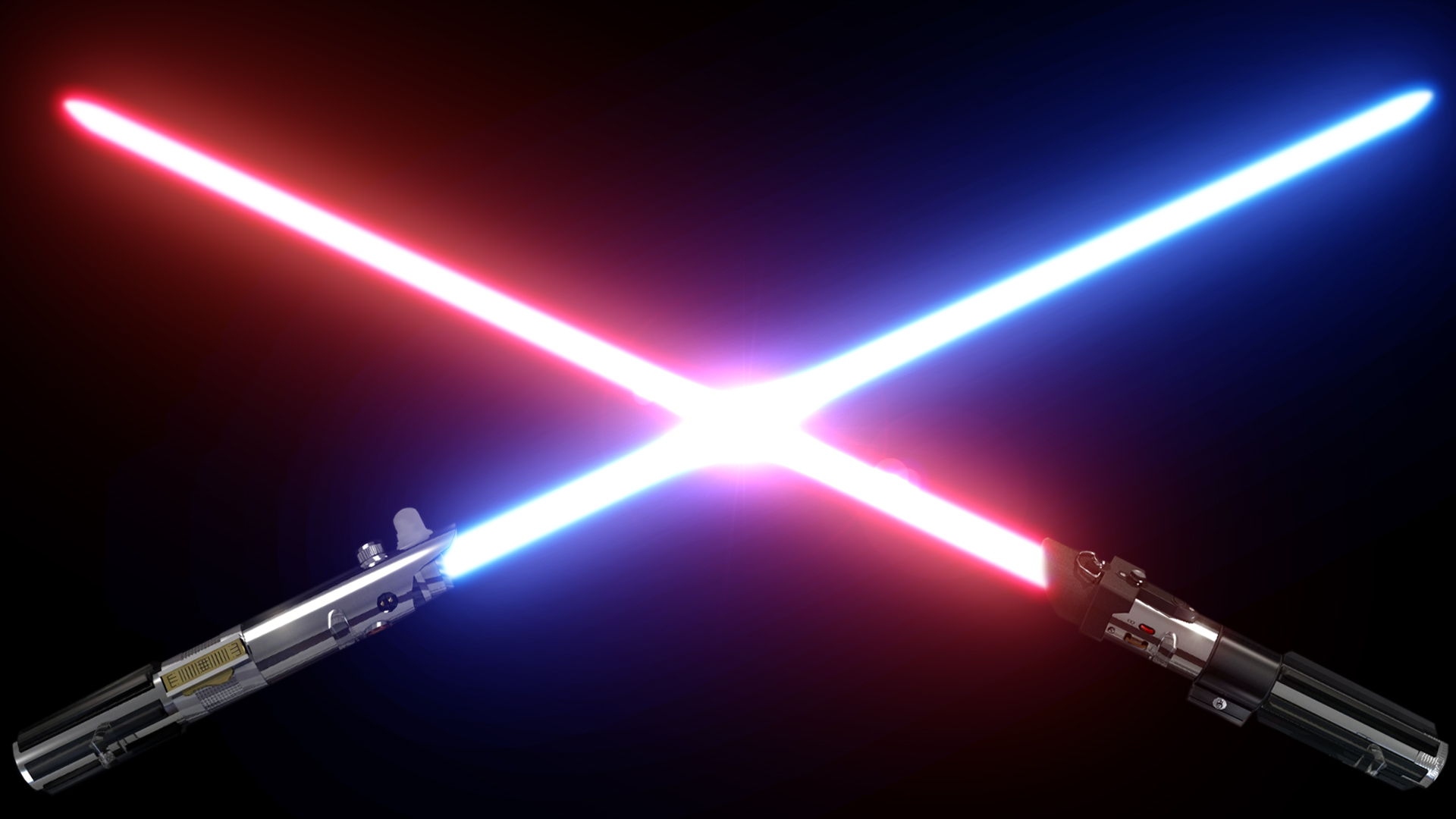 Clashing Lightsabers