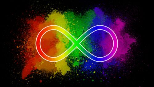 Neurodiversity Symbolized in Infinity Sign