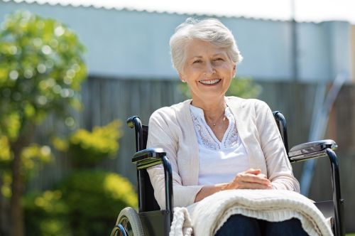 Woman in  Wheelchair