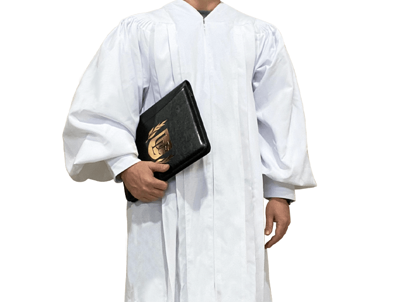 Premium pulpit robe (white)
