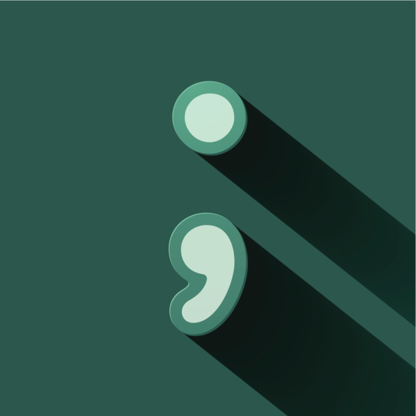 Volume icons symbol: Semicolon