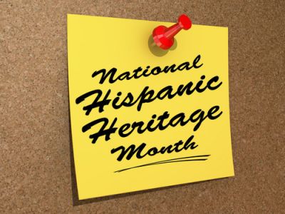 Sign for National Hispanic Heritage Month