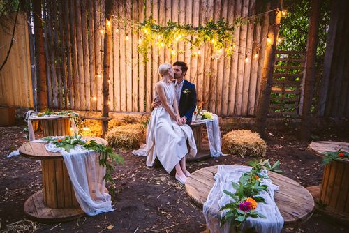 Simple and Small Rustic Wedding
