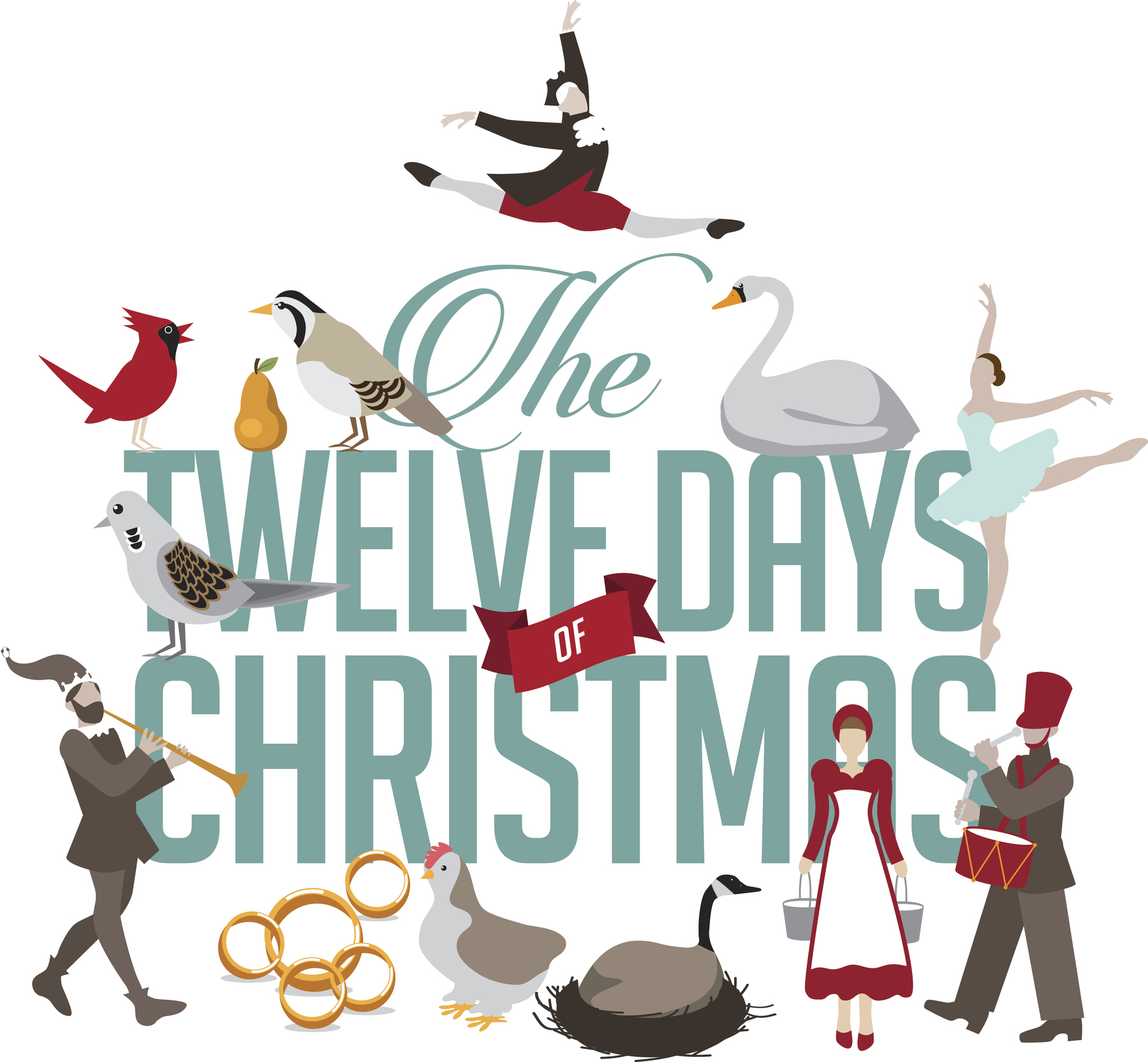 Free Printable 12 Days Of Christmas Clipart free-printable-12-days-of-christmas-clipart