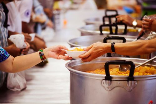 Volunteering at a Soup Kitchen