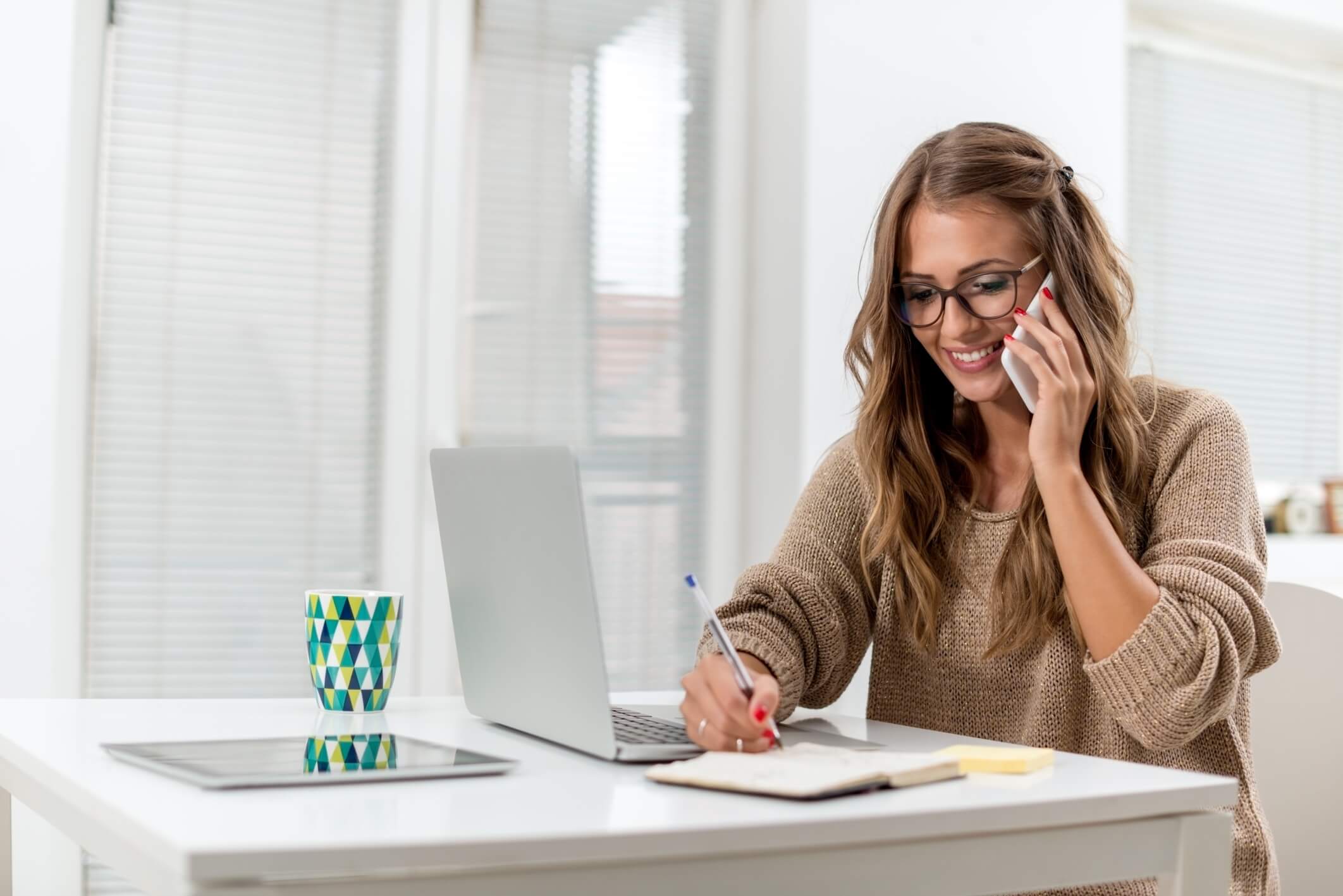 Woman at work