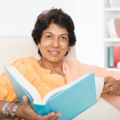 Woman Reading a Book