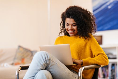 Young Woman Getting Ordained Online