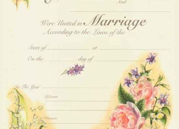 Marriage Certificates