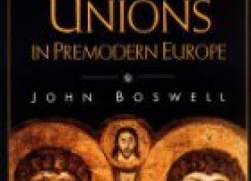 Same Sex Unions in Pre-Modern Europe