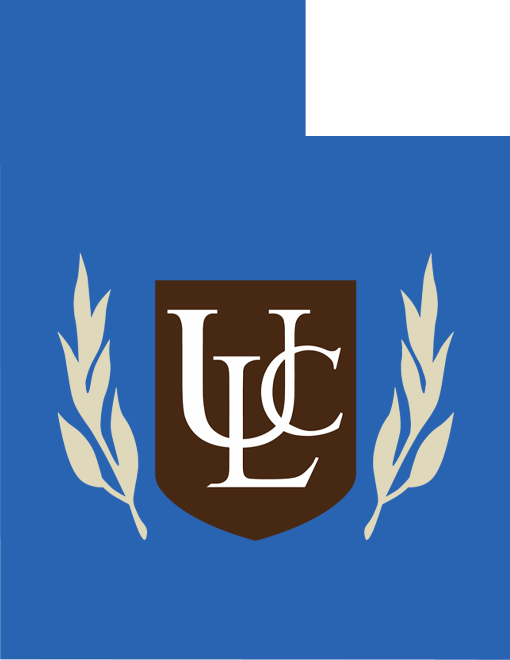 An outline of Utah with the ULC logo