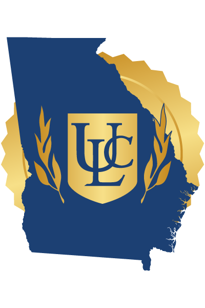 Outline of Georgia with ULC logo