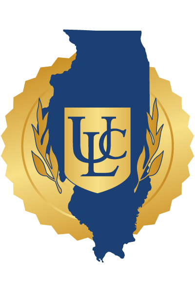Outline of Illinois with ULC logo