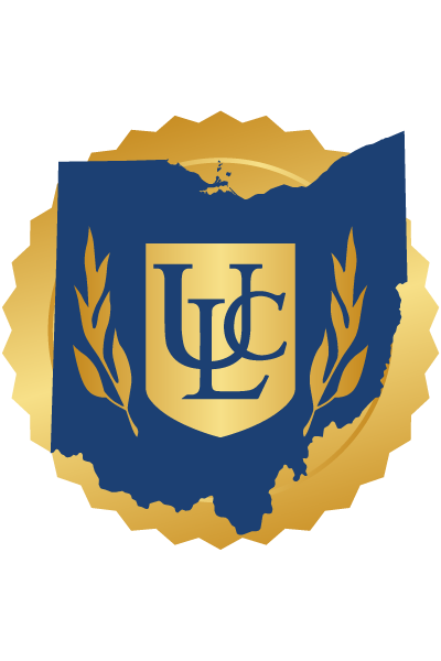 Outline of Ohio with ULC logo