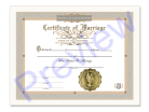 Classic Marriage Certificate