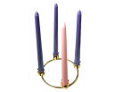 Holiday Advent Candles with Stand