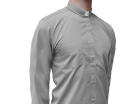 Gray Long Sleeve Minister Shirt