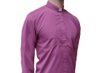 Purple Long Sleeve Minister Shirt