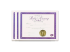 Newborn Naming Certificate 3 Certificates