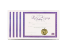 Newborn Naming Certificate 5 Certificates