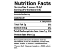 nutrition facts