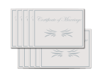 Premium Marriage Certificate 10 Pack